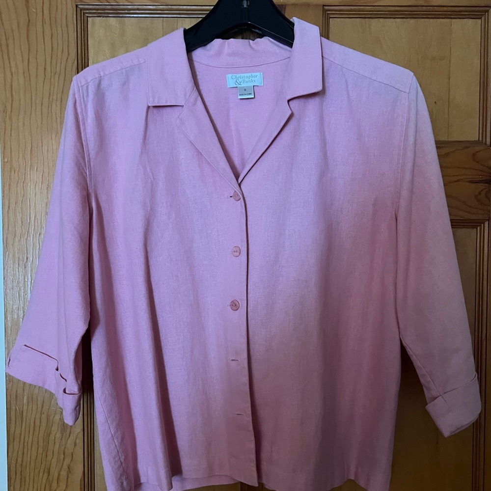 Christopher & Banks Rose Top